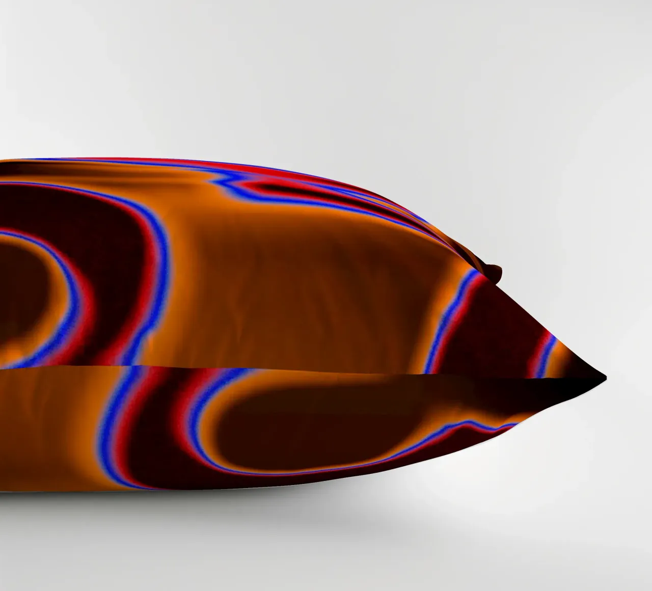 1837 in fusione cromatica - Calore incandescente cuscino da Sarah Mauriaucourt