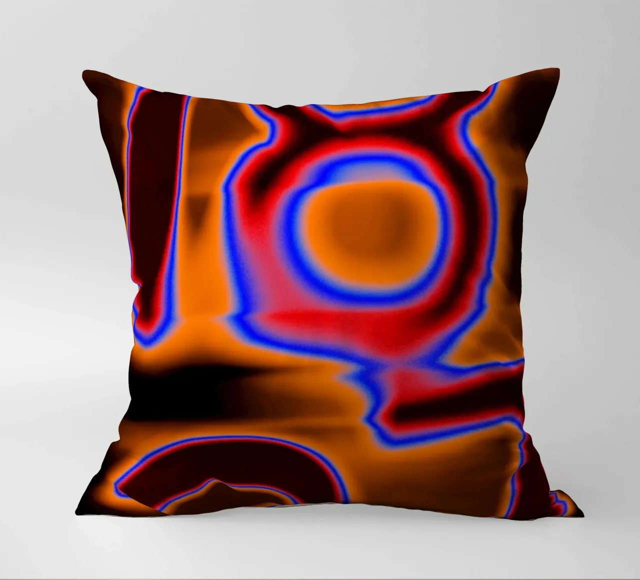 1837 in fusione cromatica - Calore incandescente cuscino da Sarah Mauriaucourt