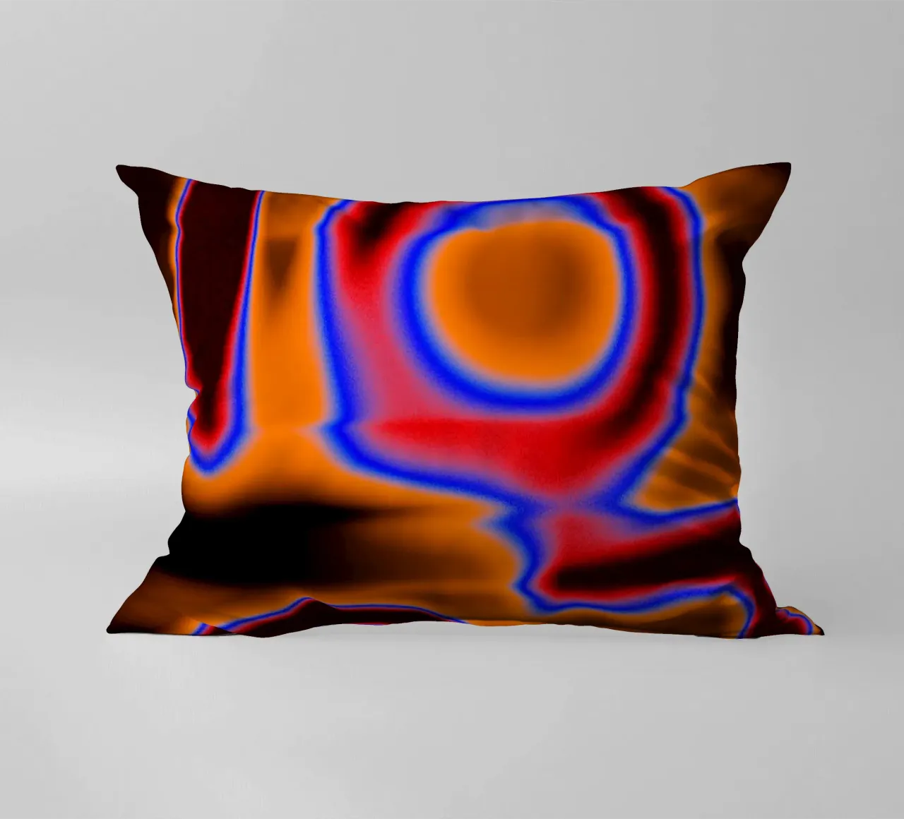 1837 in fusione cromatica - Calore incandescente cuscino da Sarah Mauriaucourt