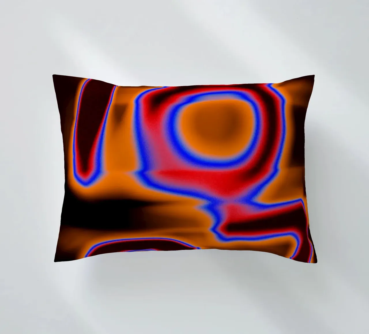 1837 in fusione cromatica - Calore incandescente cuscino da Sarah Mauriaucourt