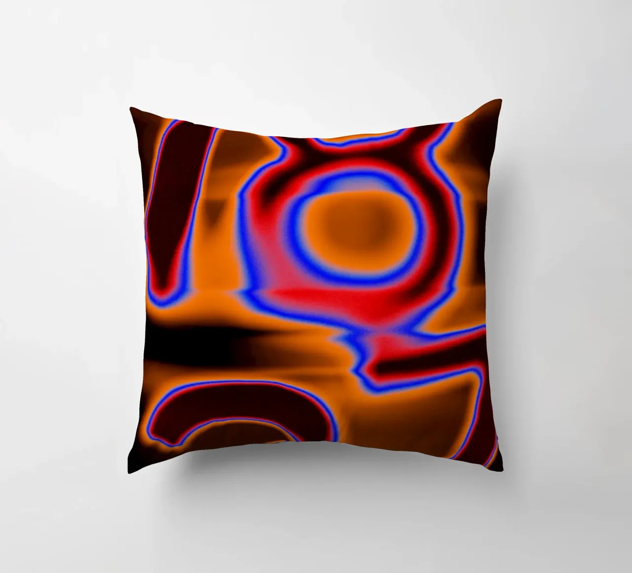 1837 in fusione cromatica - Calore incandescente cuscino da Sarah Mauriaucourt