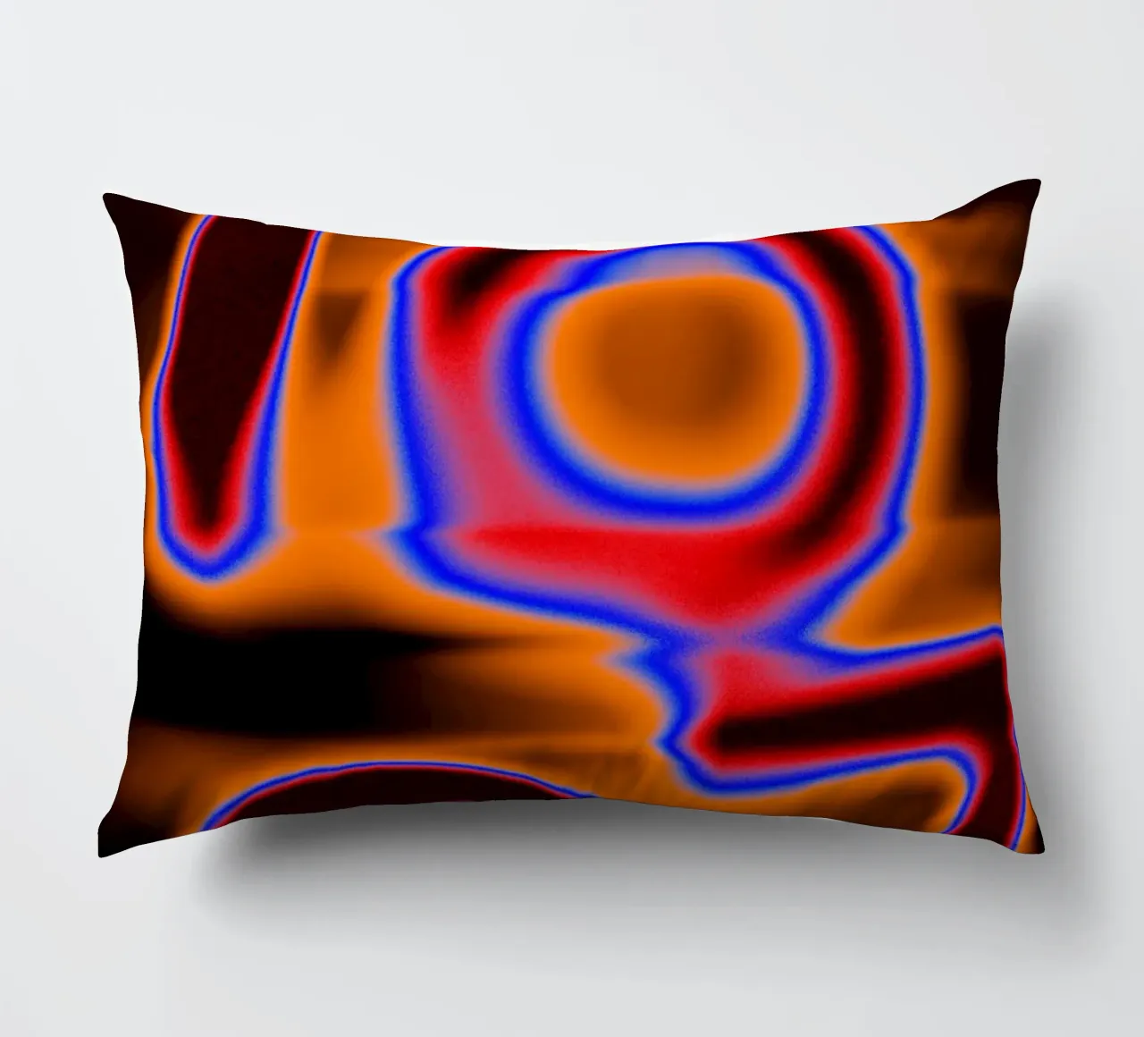 1837 in fusione cromatica - Calore incandescente cuscino da Sarah Mauriaucourt