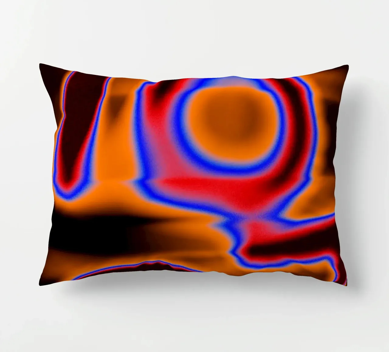 1837 in fusione cromatica - Calore incandescente cuscino da Sarah Mauriaucourt