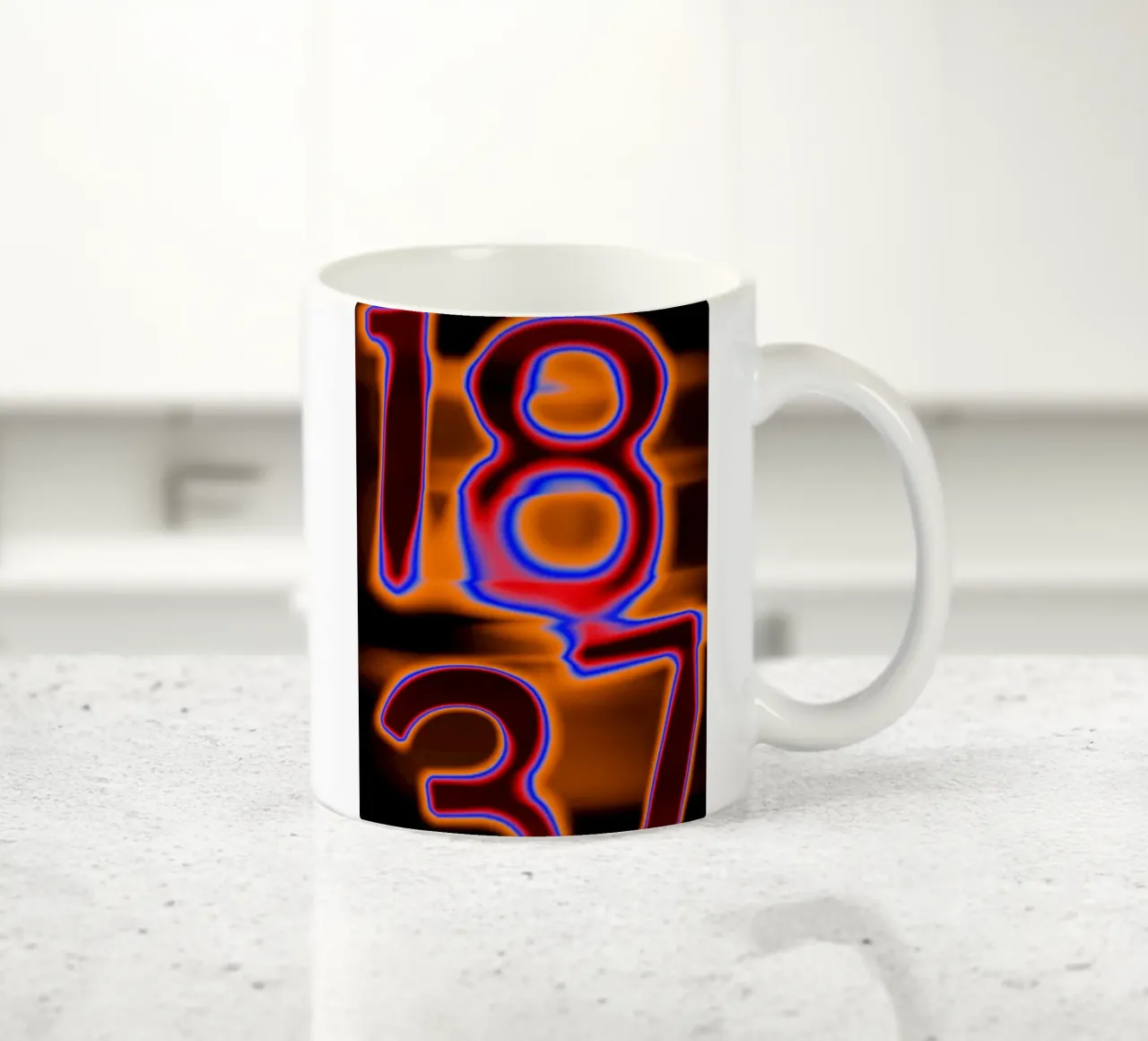 1837 in fusione cromatica - Calore incandescente tazza in ceramica da Sarah Mauriaucourt