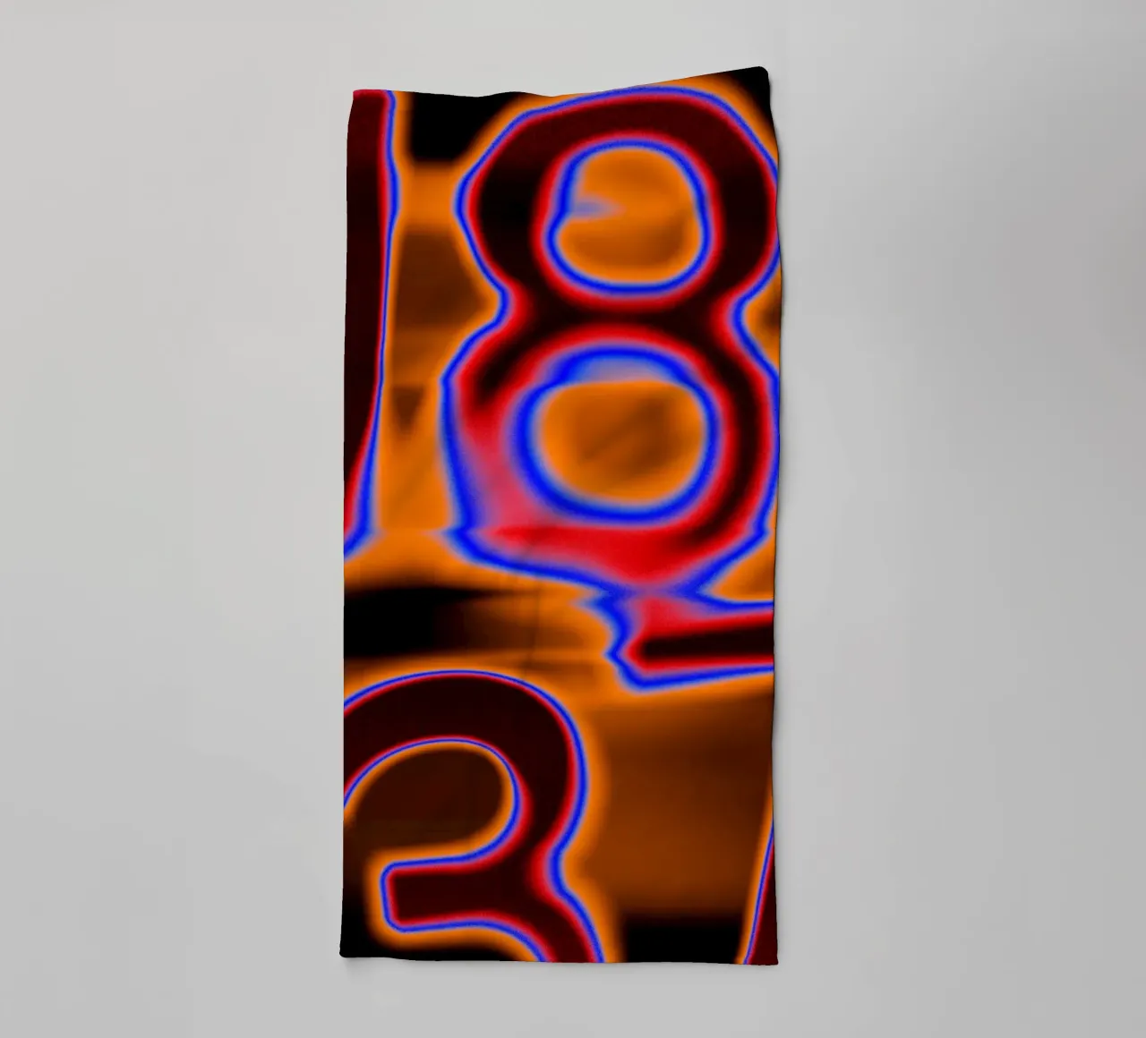 1837 in fusione cromatica - Calore incandescente asciugamano da bagno da Sarah Mauriaucourt