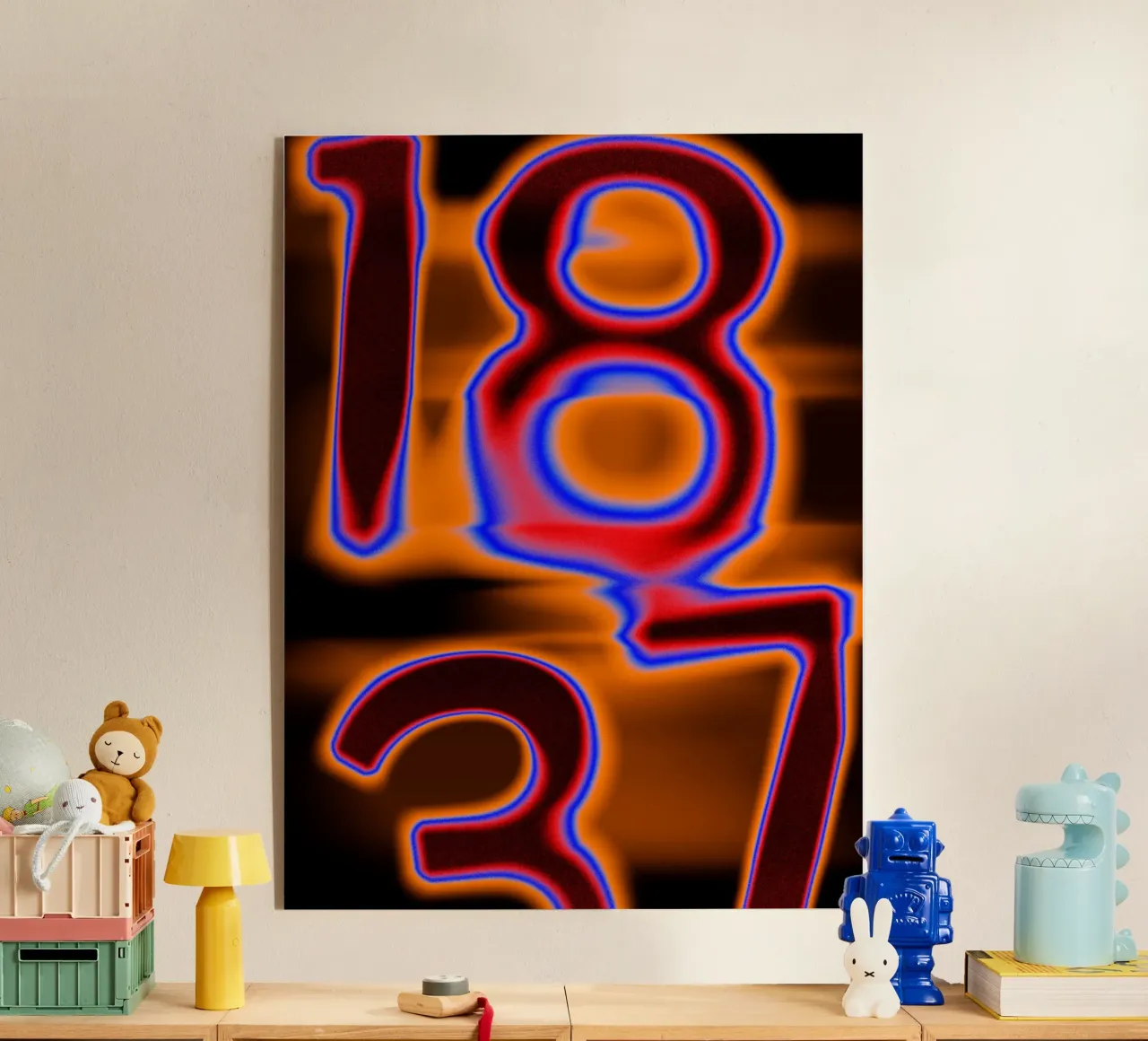 1837 in fusione cromatica - Calore incandescente plexiglass da Sarah Mauriaucourt