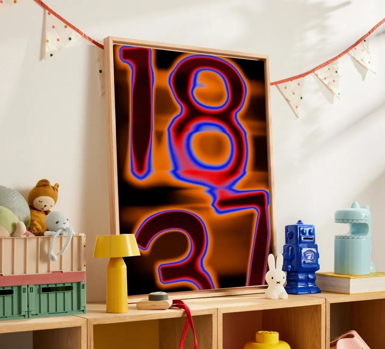 1837 in fusione cromatica - Calore incandescente tela da Sarah Mauriaucourt