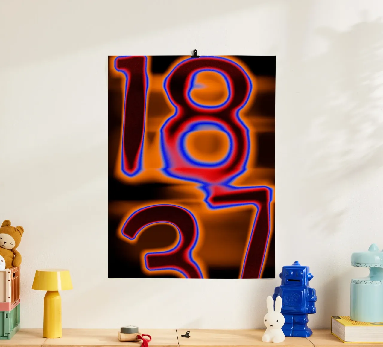 1837 in fusione cromatica - Calore incandescente carta hahnemühle da Sarah Mauriaucourt