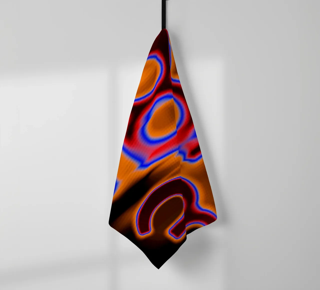 1837 in fusione cromatica - Calore incandescente canovaccio da cucina da Sarah Mauriaucourt