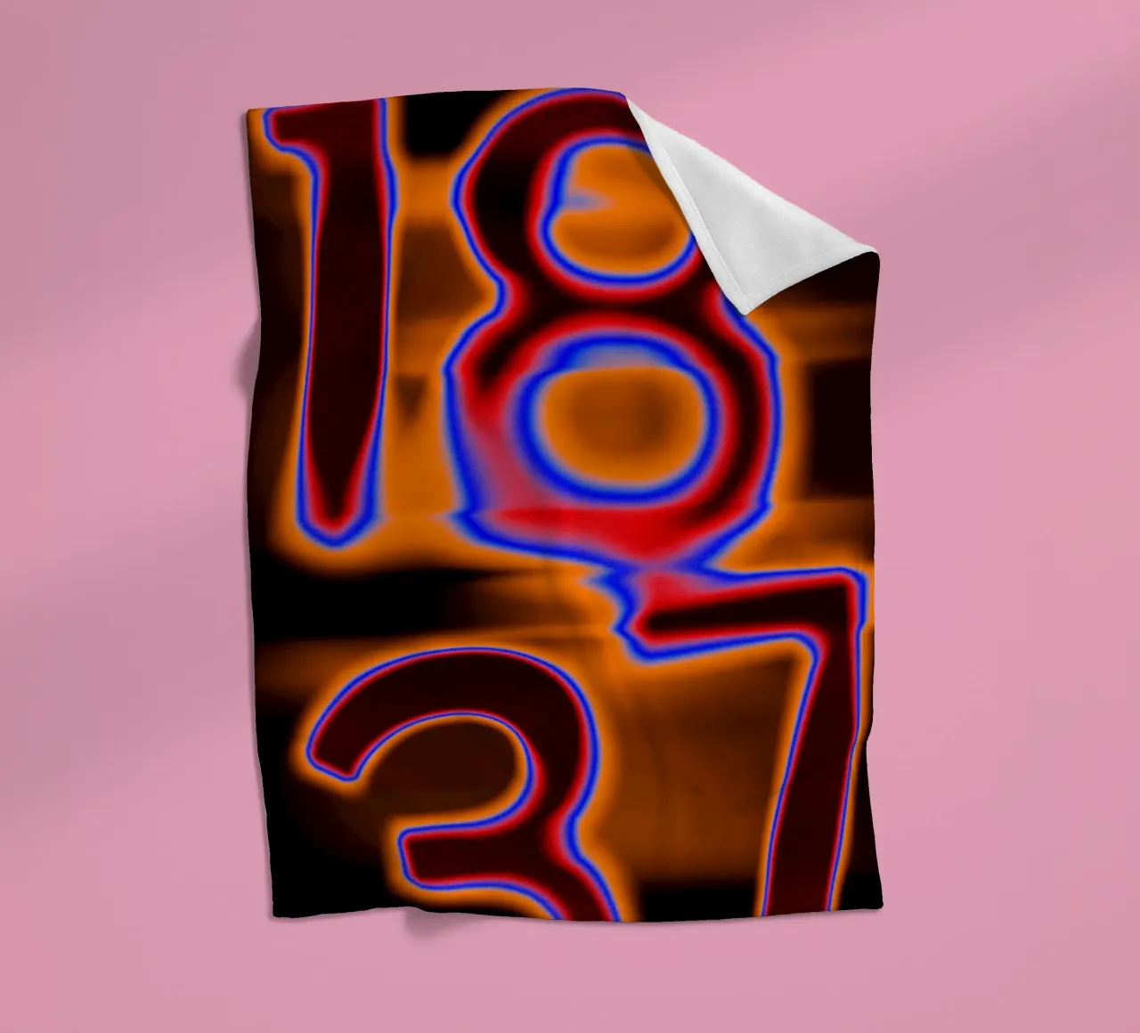 1837 in fusione cromatica - Calore incandescente coperta in pile da Sarah Mauriaucourt