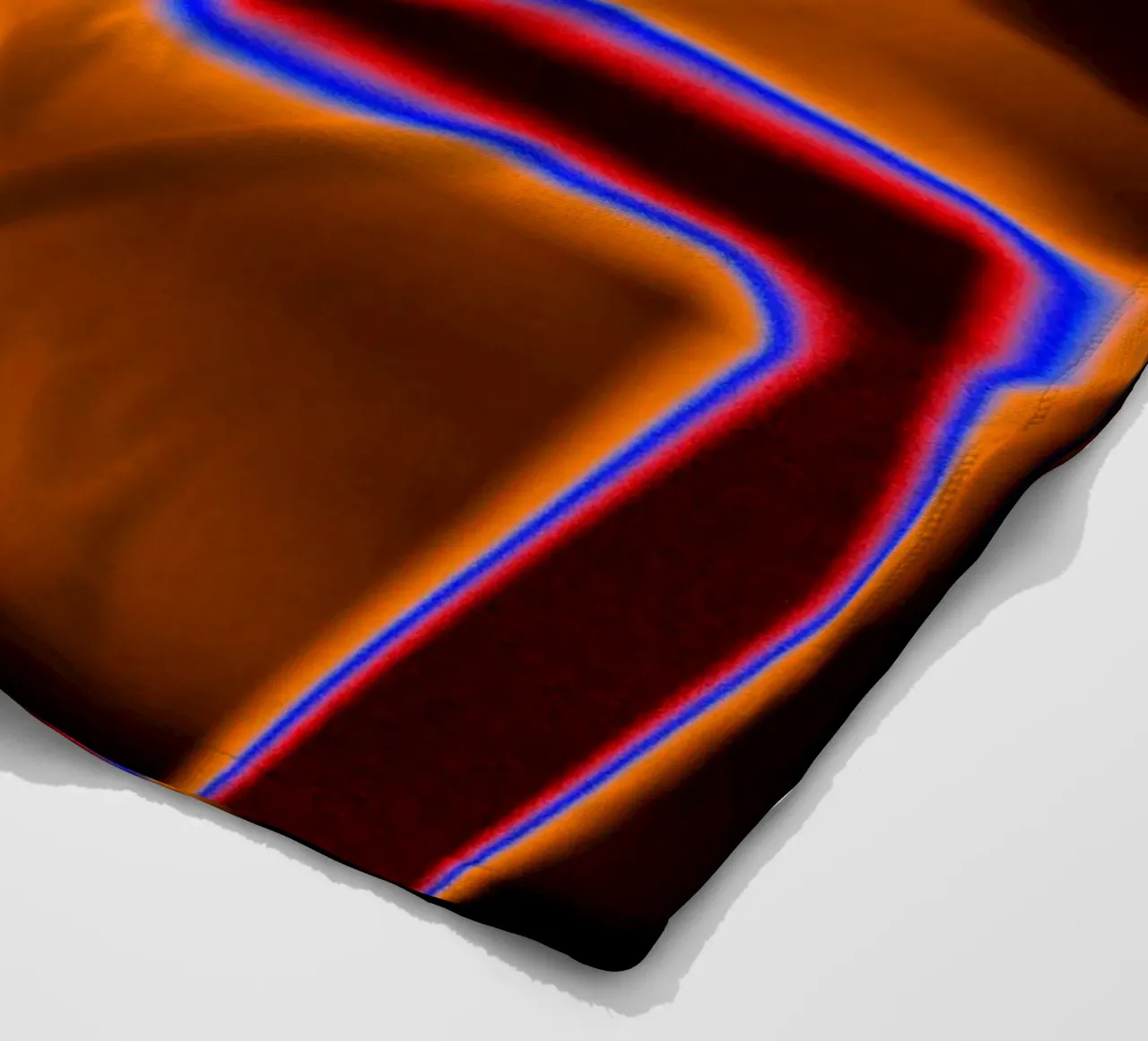 1837 in fusione cromatica - Calore incandescente coperta in pile da Sarah Mauriaucourt