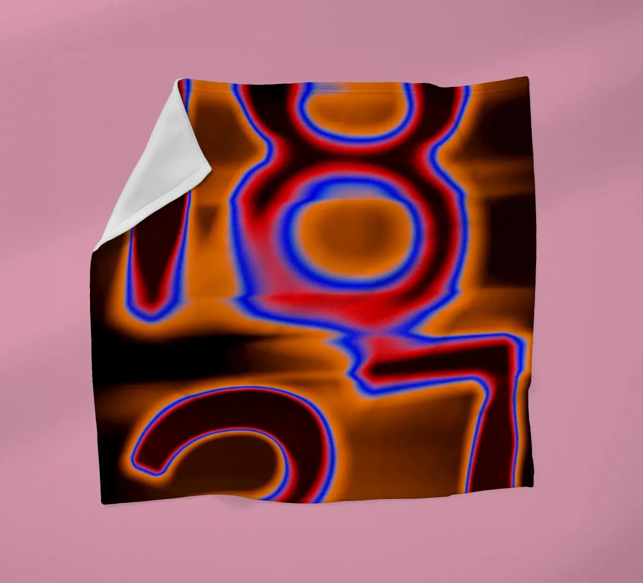 1837 in fusione cromatica - Calore incandescente coperta in pile da Sarah Mauriaucourt