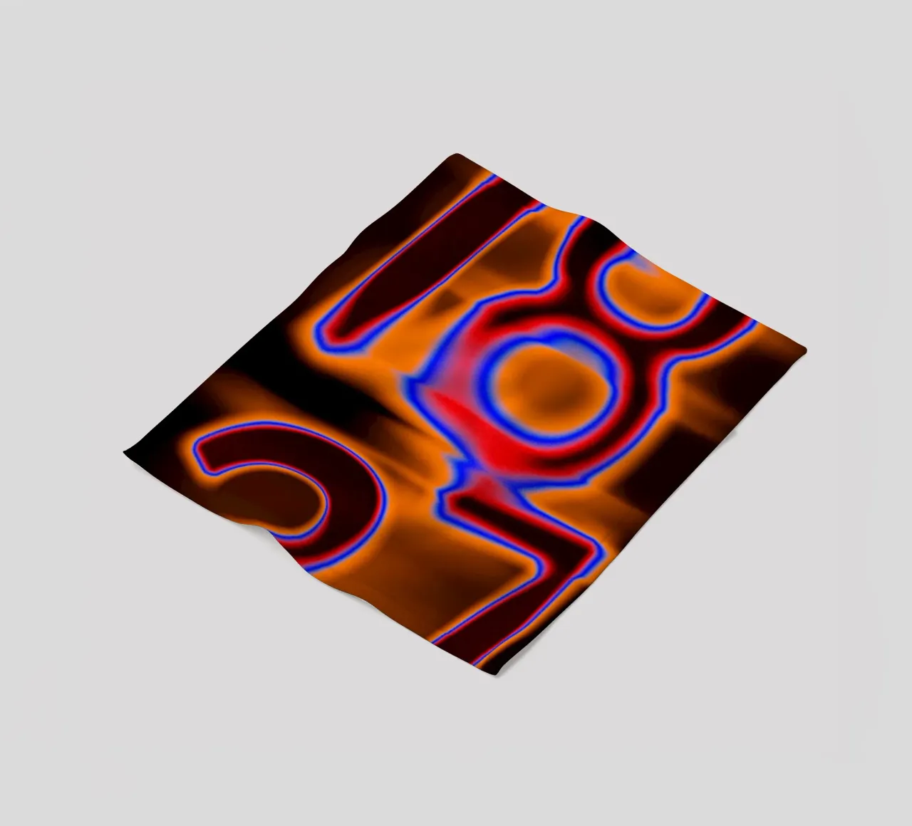 1837 in fusione cromatica - Calore incandescente coperta in pile da Sarah Mauriaucourt