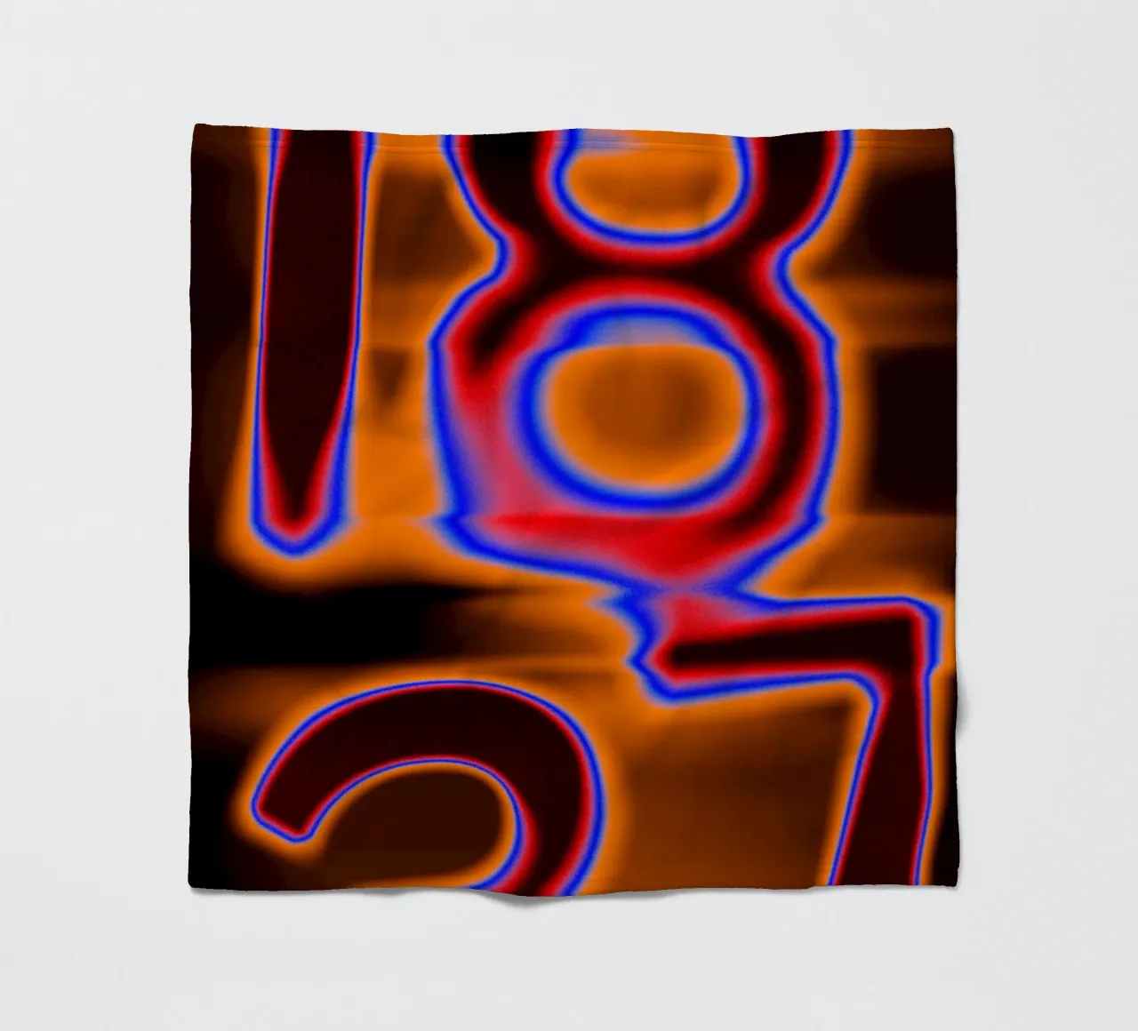 1837 in fusione cromatica - Calore incandescente coperta in pile da Sarah Mauriaucourt