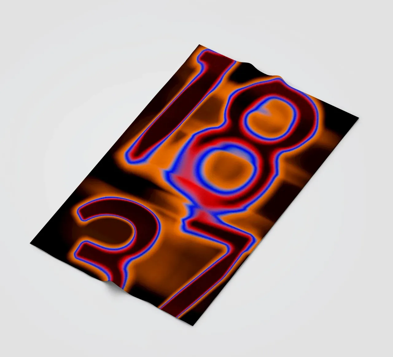 1837 in fusione cromatica - Calore incandescente coperta in pile da Sarah Mauriaucourt