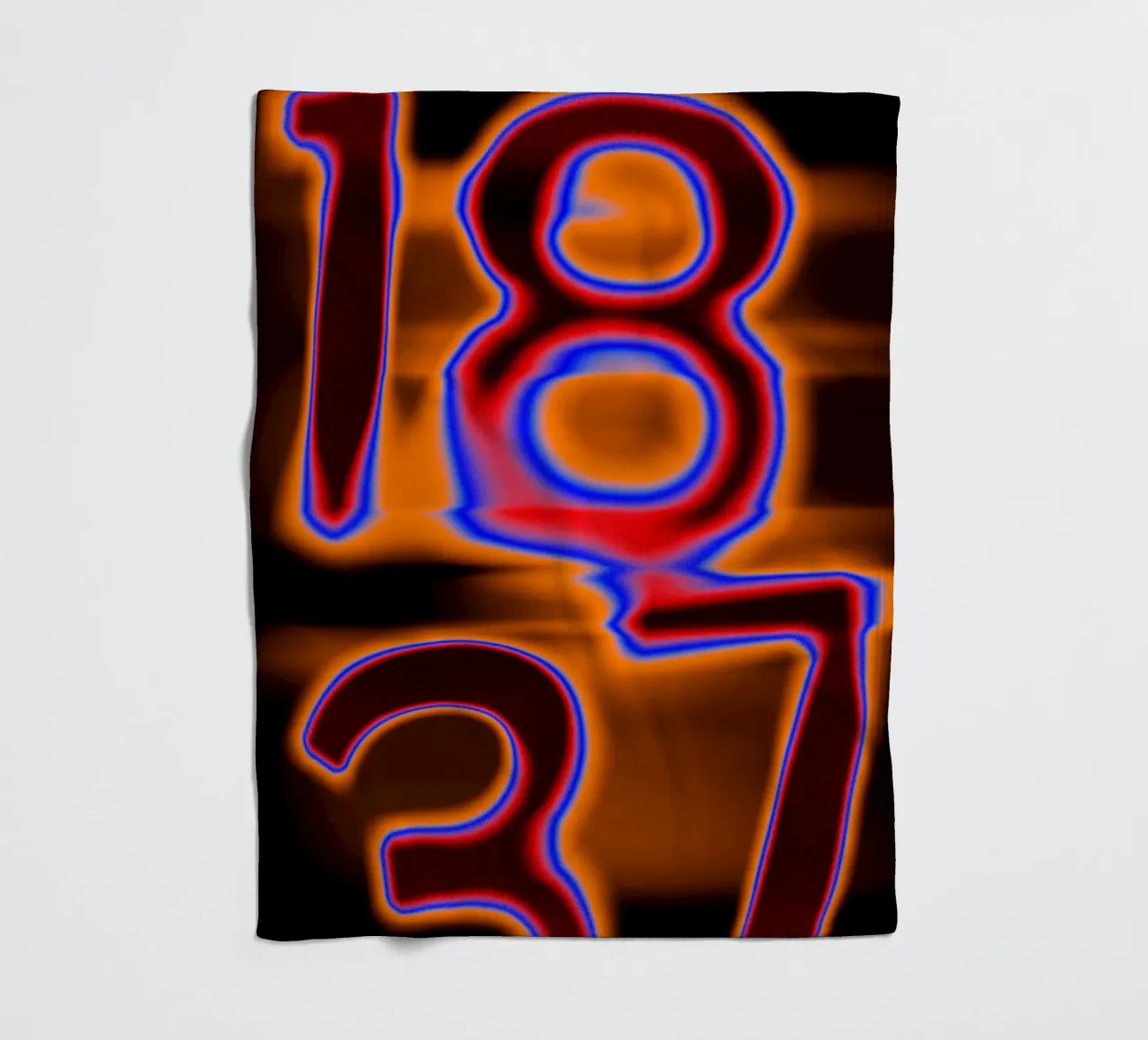 1837 in fusione cromatica - Calore incandescente coperta in pile da Sarah Mauriaucourt