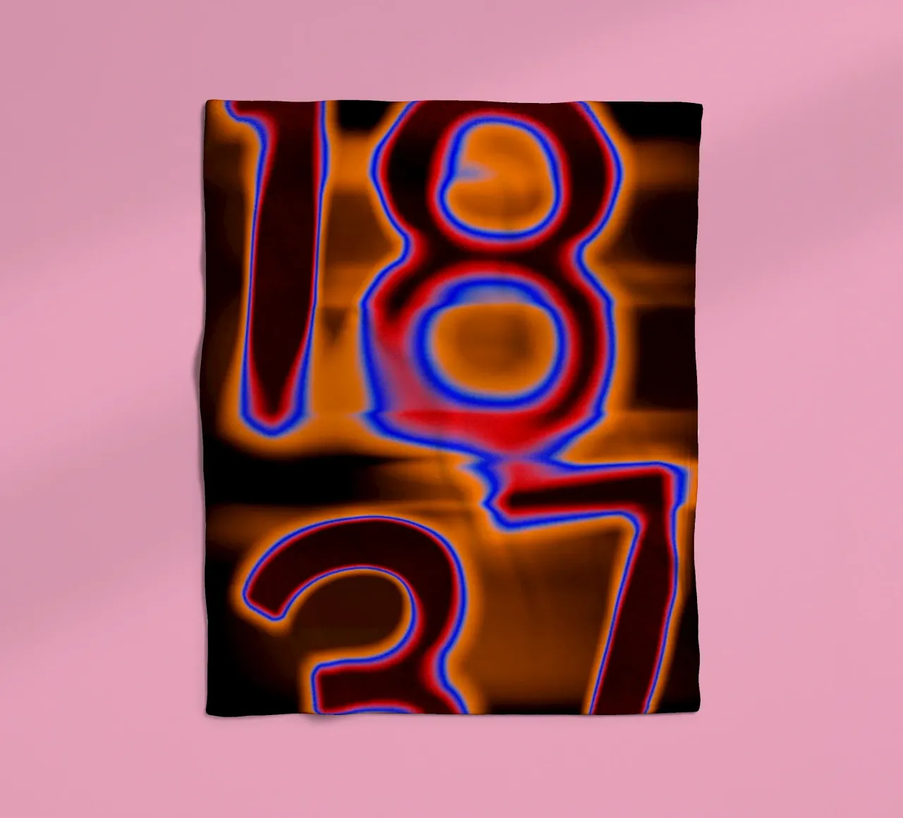 1837 in fusione cromatica - Calore incandescente coperta in pile da Sarah Mauriaucourt