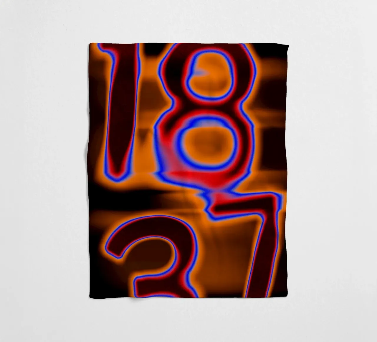 1837 in fusione cromatica - Calore incandescente coperta in pile da Sarah Mauriaucourt