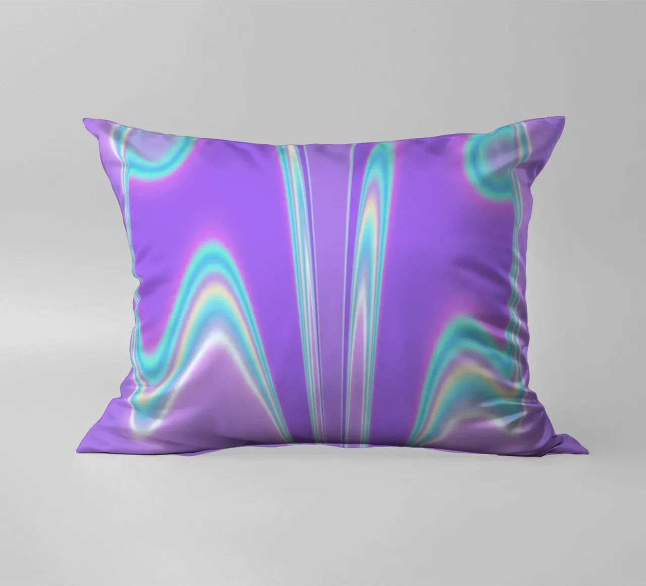 Forme a specchio in una luce iridescente cuscino da Sarah Mauriaucourt