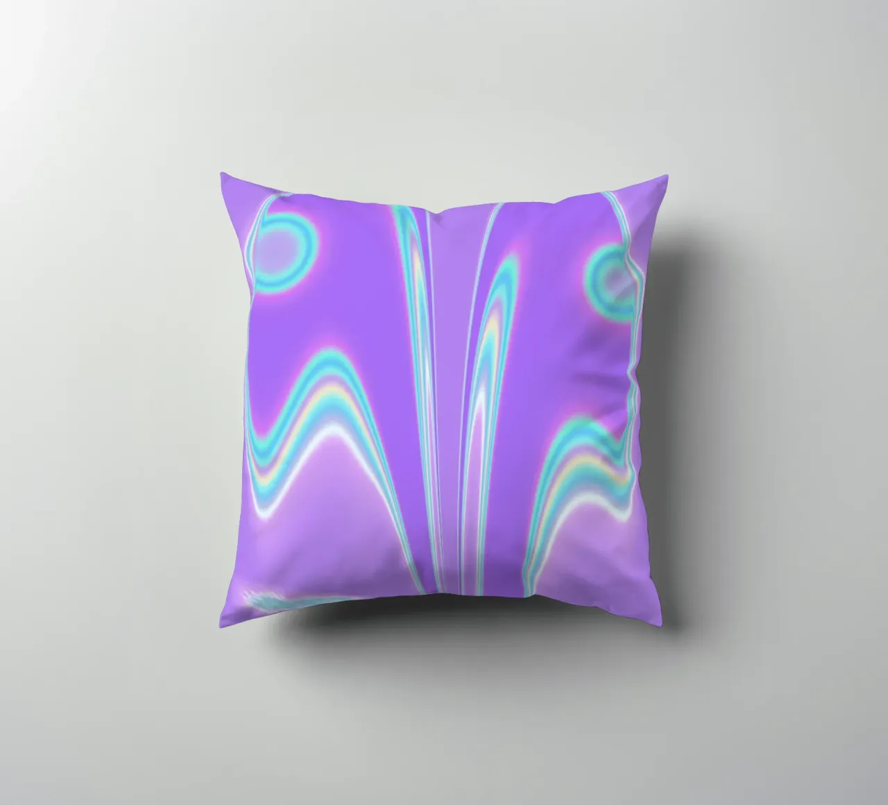 Forme a specchio in una luce iridescente cuscino da Sarah Mauriaucourt