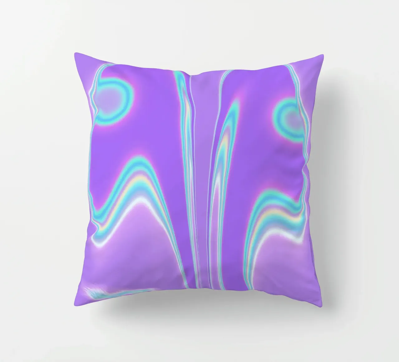 Forme a specchio in una luce iridescente cuscino da Sarah Mauriaucourt