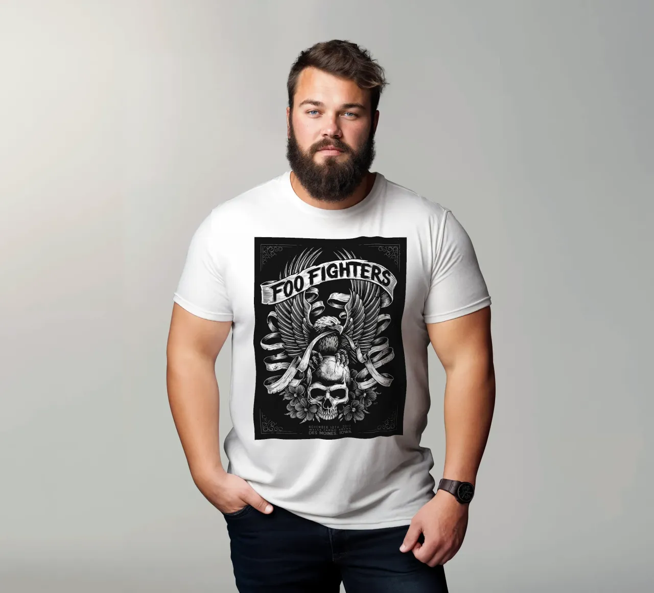 I Foo Fighters t-shirt da vanhesling