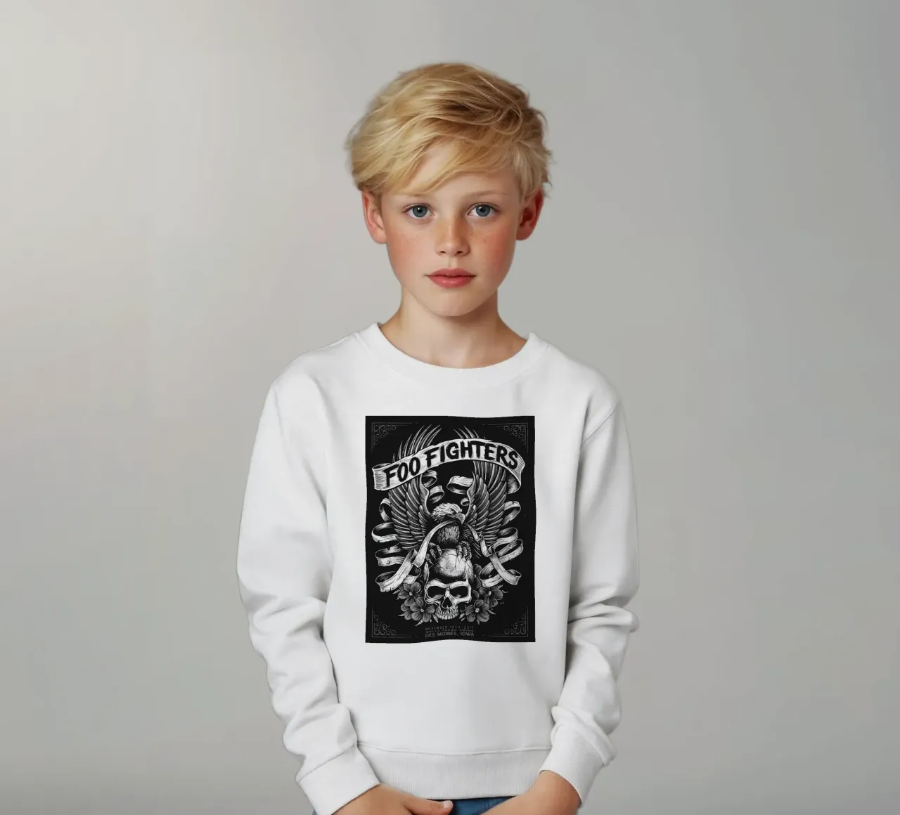 I Foo Fighters felpa bambino da vanhesling