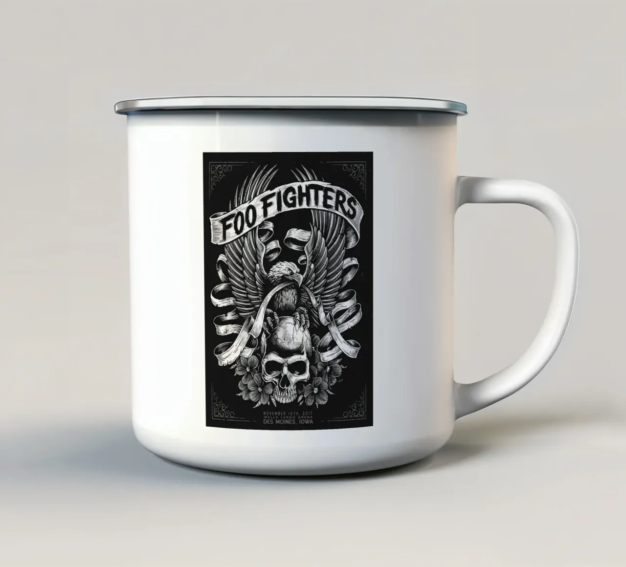 I Foo Fighters tazza in smalto da vanhesling