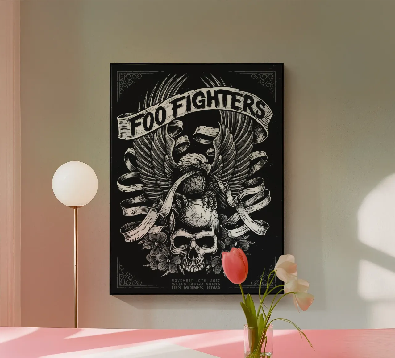 I Foo Fighters plexiglass da vanhesling