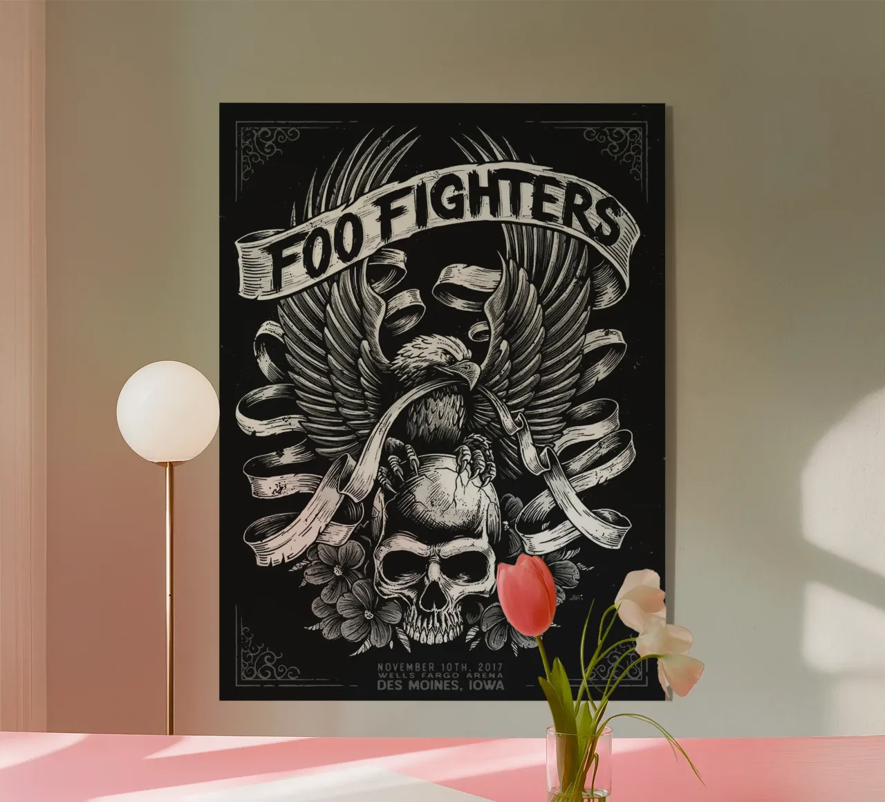 I Foo Fighters plexiglass da vanhesling