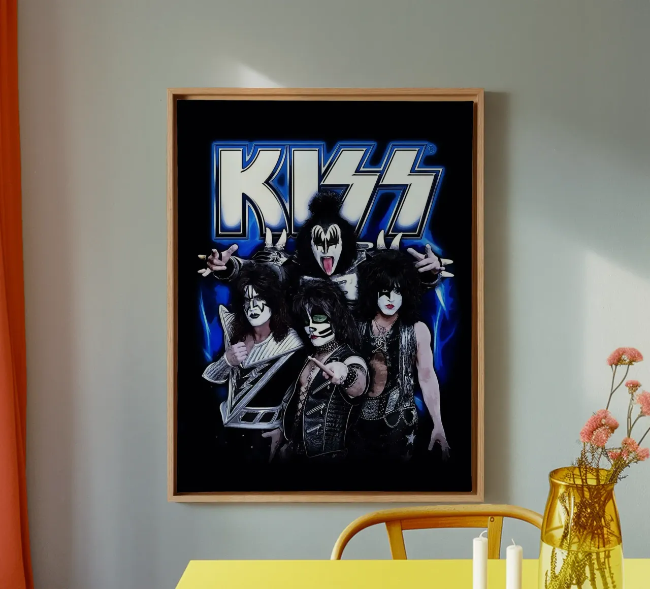 kiss canvas by vanhesling
