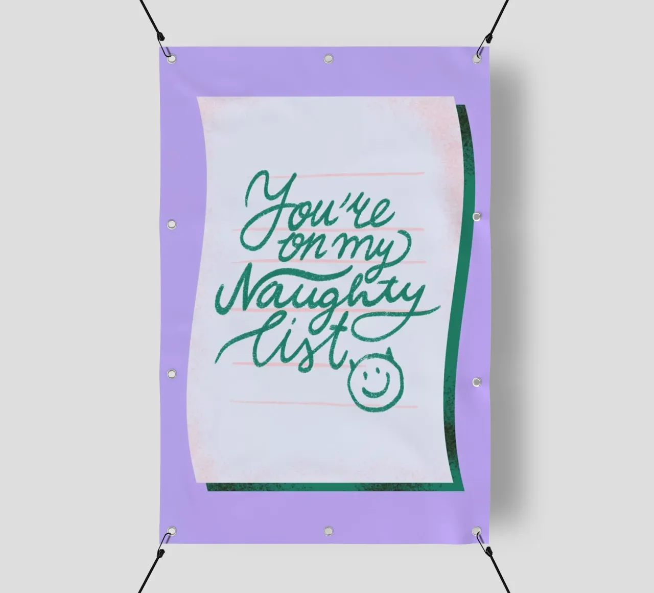 Naughty List telo in pvc da Studio One