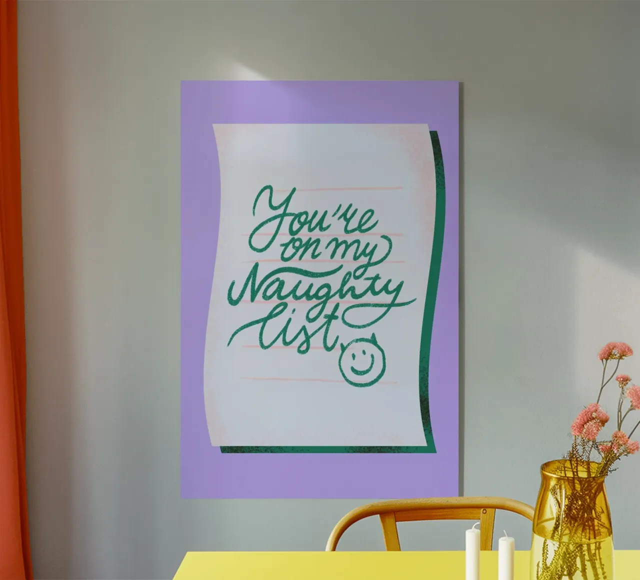 Naughty List plexiglass da Studio One