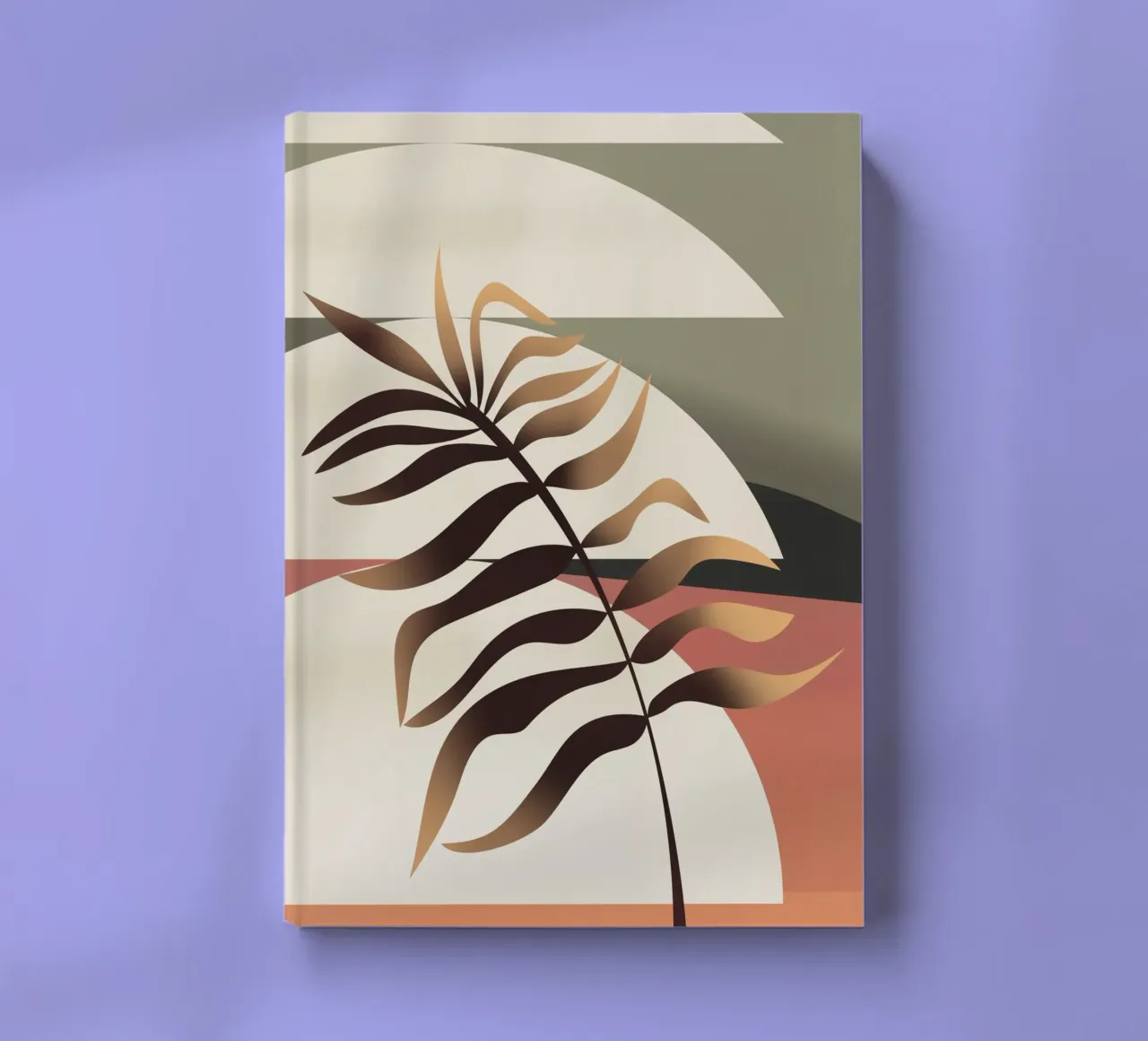 Sonnenuntergangsphasen und Palmen Notizbuch von Little Dean