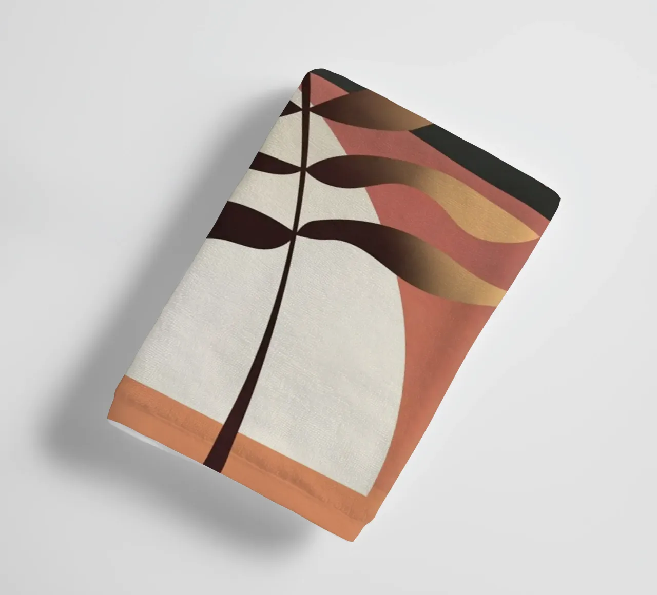 Sunset phases and palm towel by Little Dean