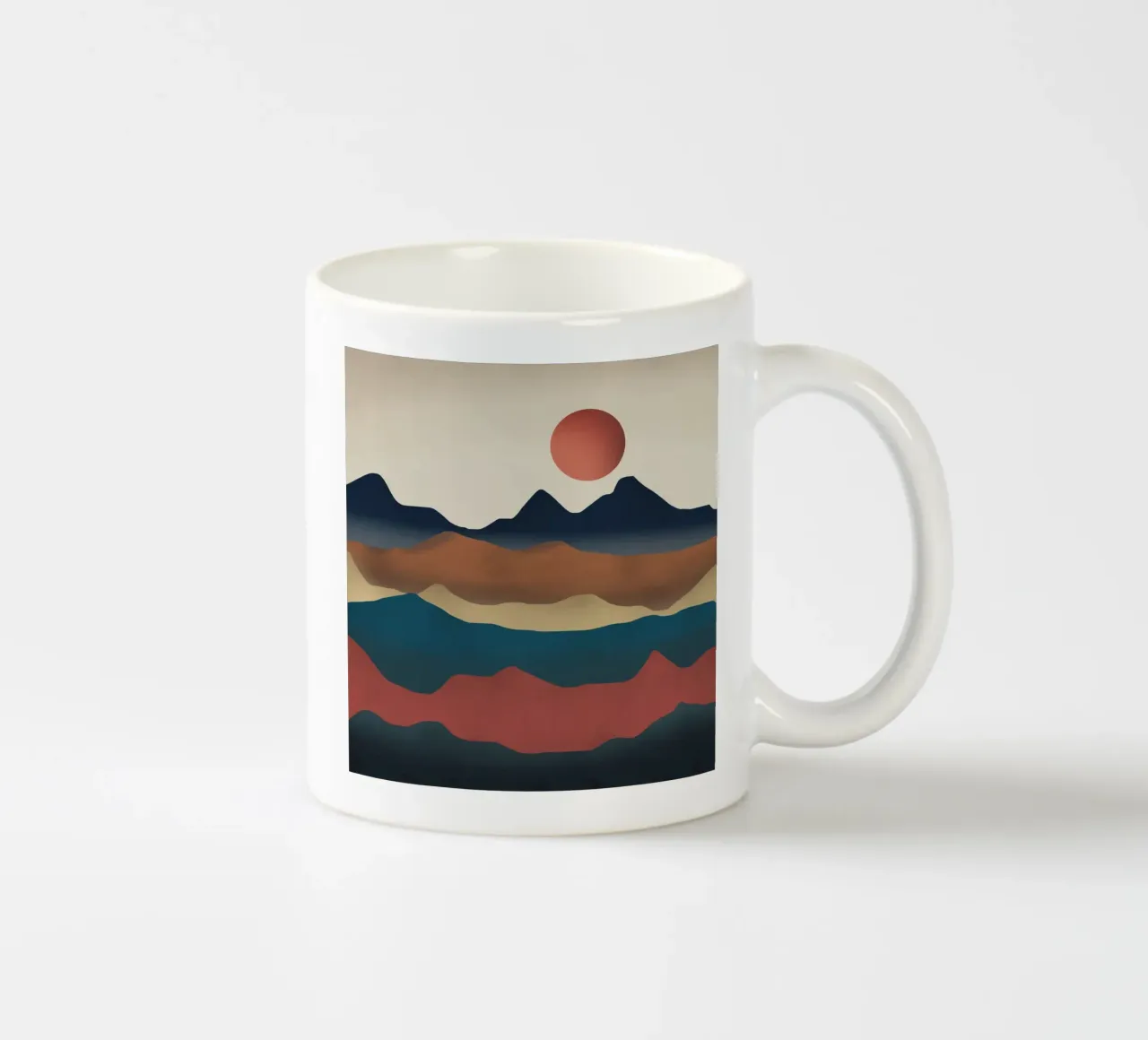 Terreno rosso tazza in ceramica da Little Dean