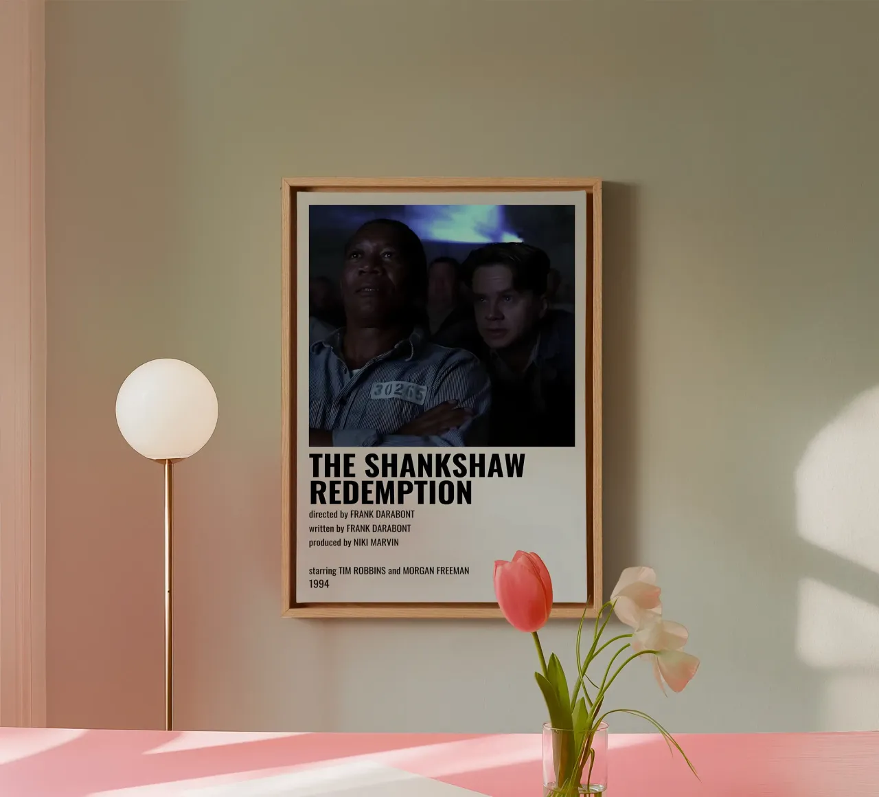 THE SHANKSHAW REDEMPTION tela con Cornice a cassetta da MVFminimalist