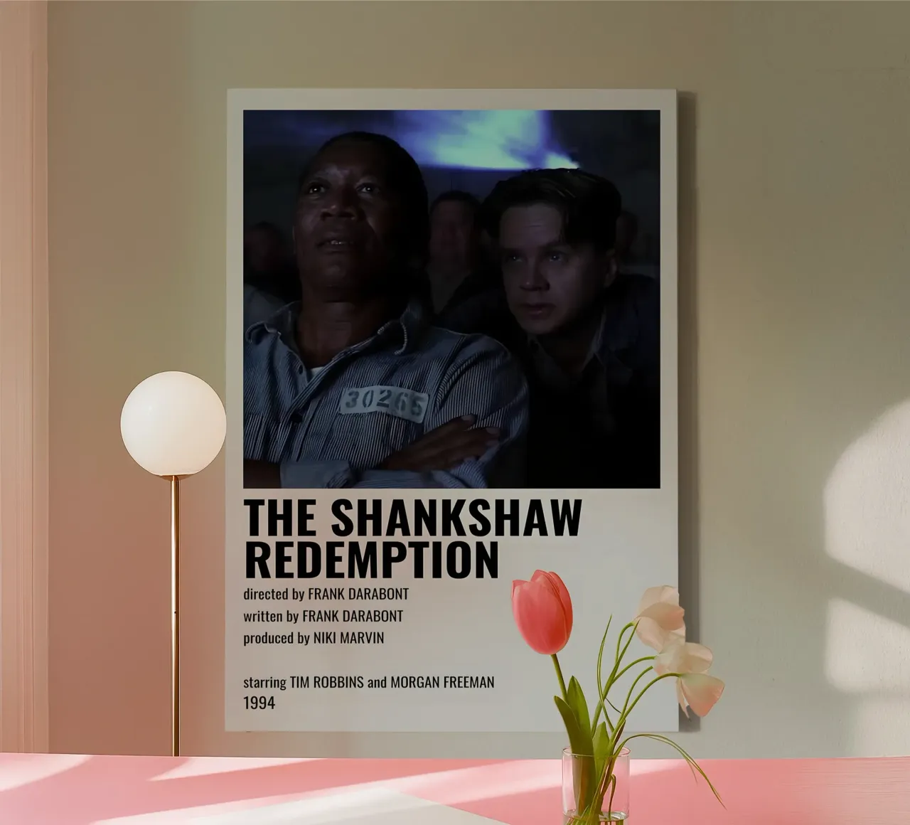 THE SHANKSHAW REDEMPTION tela con Cornice a cassetta da MVFminimalist