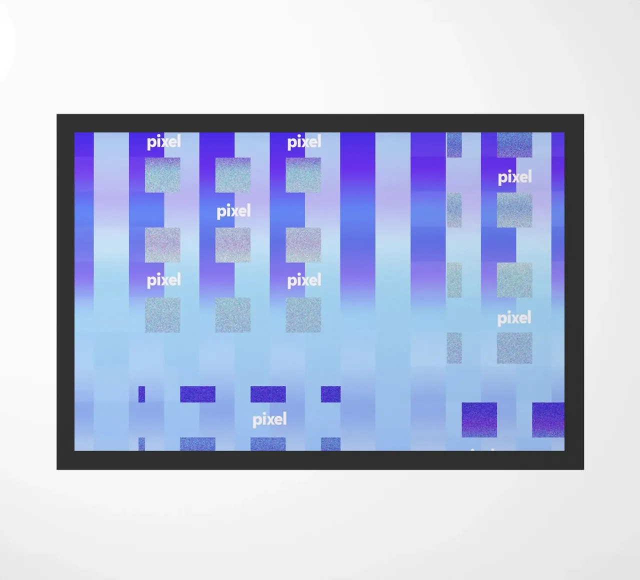 Caduta di pixel in un flusso degradato zerbino da Sarah Mauriaucourt