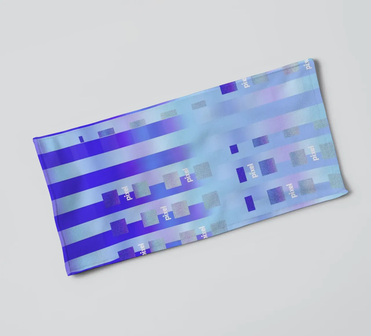 Pixel drop in a degraded stream towel by Sarah Mauriaucourt