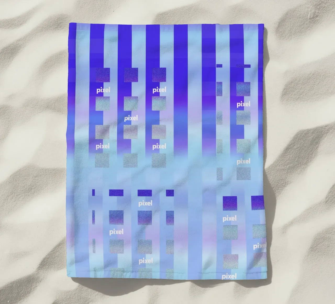 Caduta di pixel in un flusso degradato telo mare da Sarah Mauriaucourt
