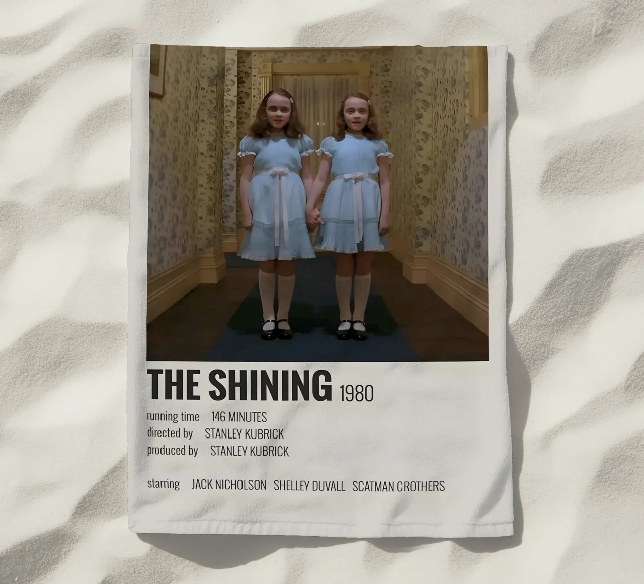 THE SHINING 1980 telo mare da MVFminimalist