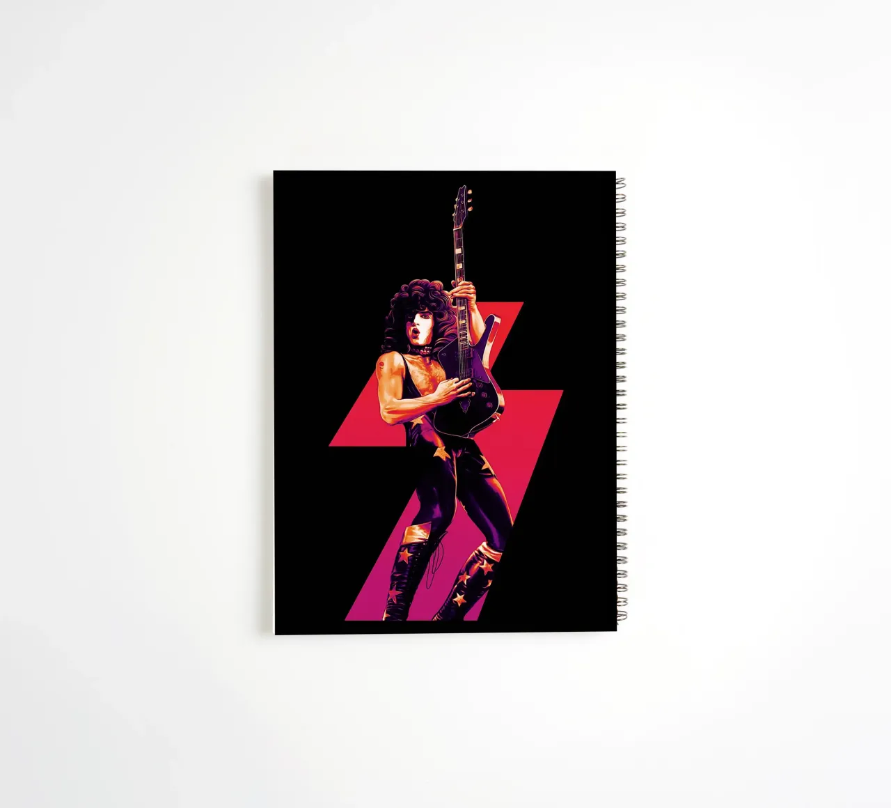 kiss spiral notebook by vanhesling
