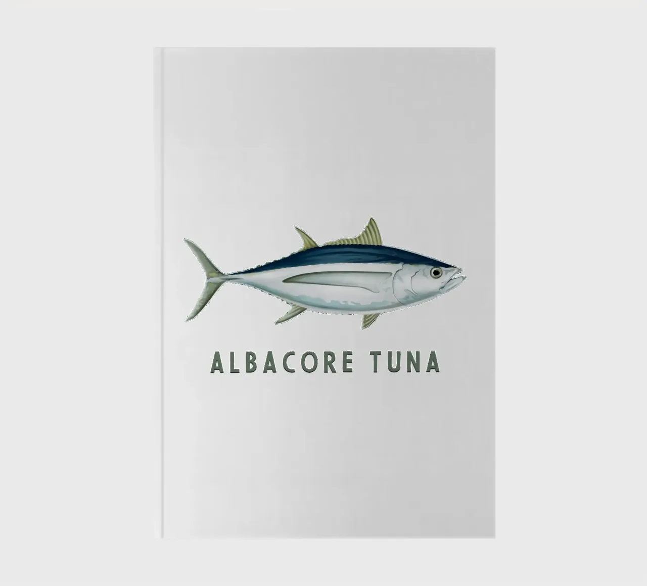 Albacore Tuna Saltwater Fish notebook by singpentinksale