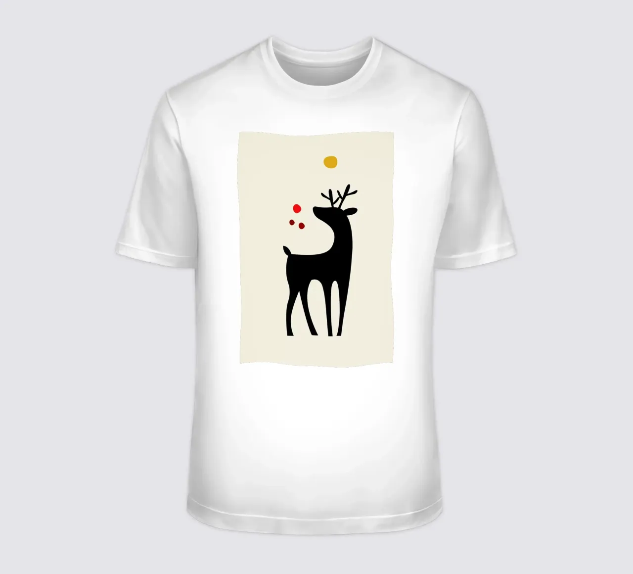 Rudolph Searching For His Nose t-shirt da Kubistika