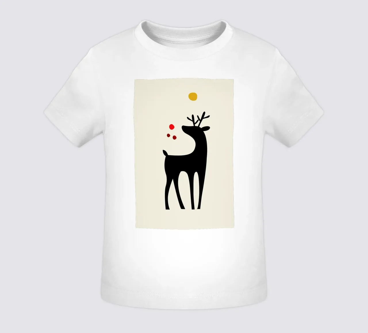 Rudolph Searching For His Nose maglietta neonato da Kubistika