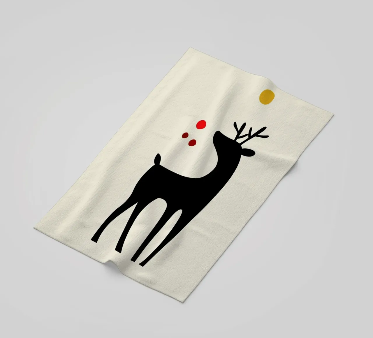 Rudolph Searching For His Nose telo mare da Kubistika