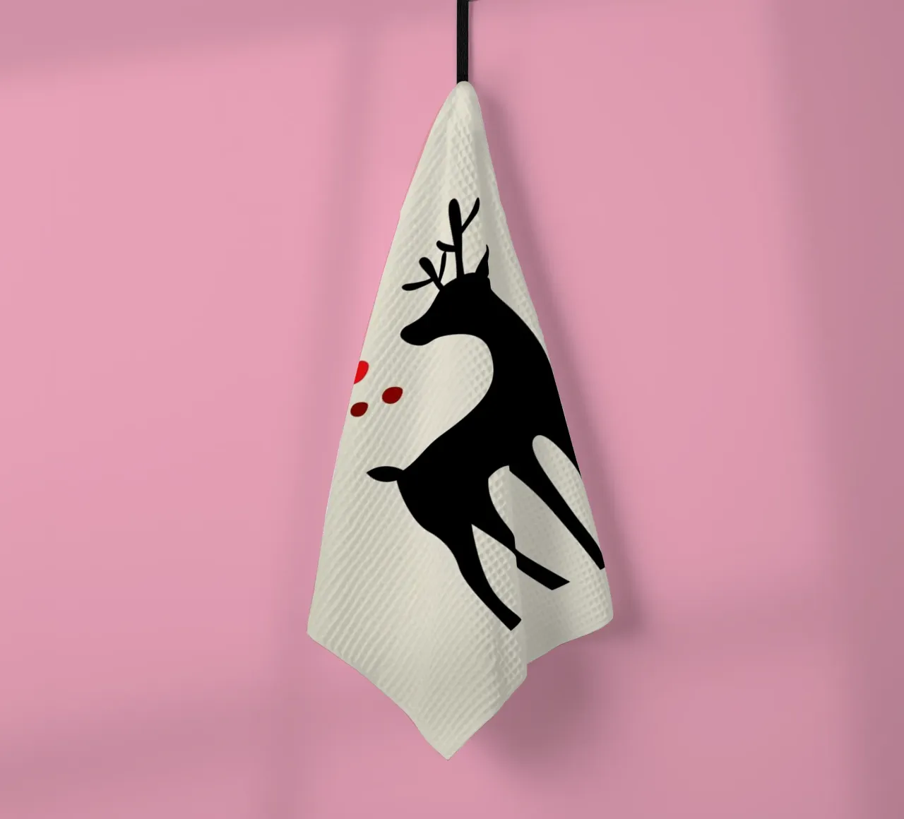 Rudolph Searching For His Nose canovaccio da cucina da Kubistika