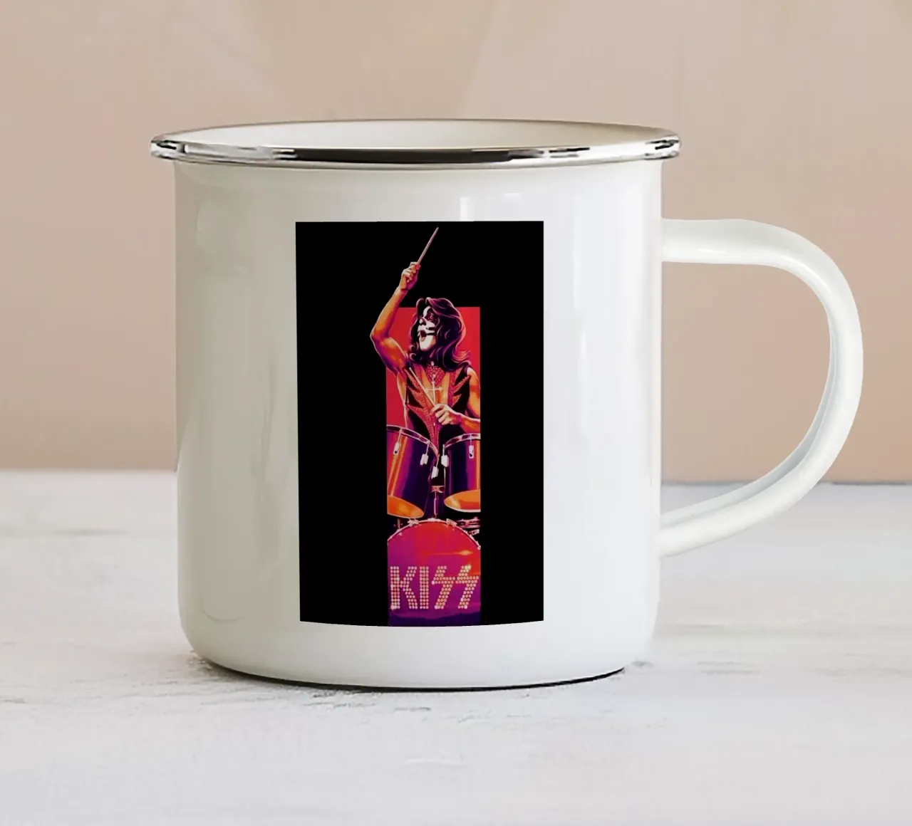 bacio tazza in smalto da vanhesling