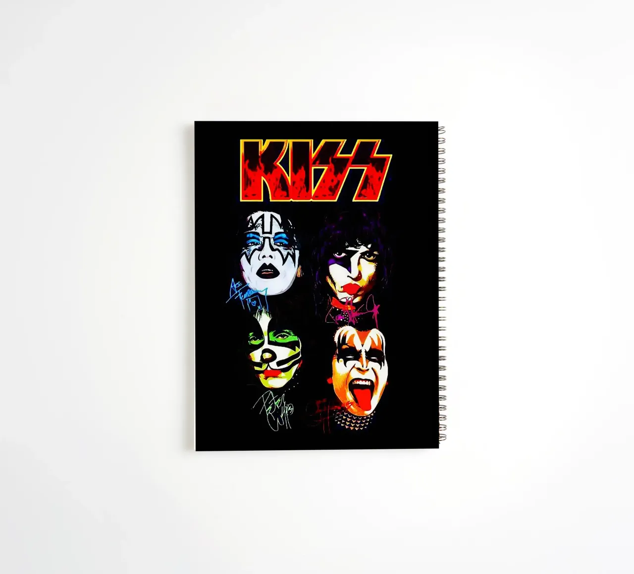 kiss spiral notebook by vanhesling